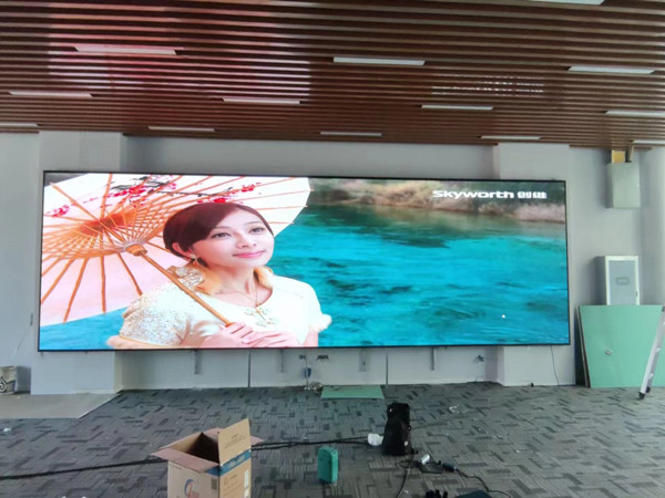 洪雅P1.53led小间距屏安装案例